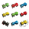 China manufacturer new colorful mini plastic pull back racing car toy for vending machine capsule