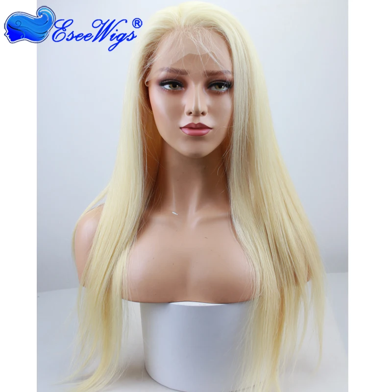Factory vendor virgin human hair 613 blond color full lace wig top grade full lace human hair wig