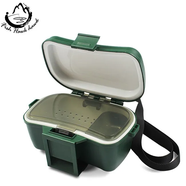 Fishing Live Bait Box Storage Case Earthworm Worm Lure Fly Fishing