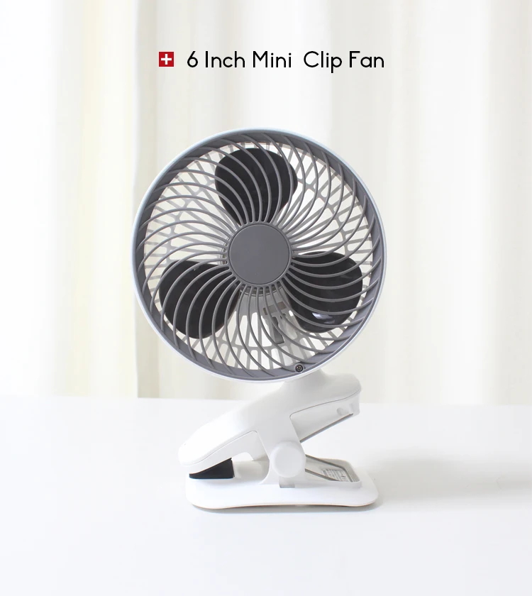 mini clip on desk fan