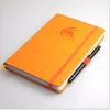 Edge-gluing machine diary leather book cover with elastic band