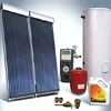 Split pressured heat pipe vacuum tube solar water heater