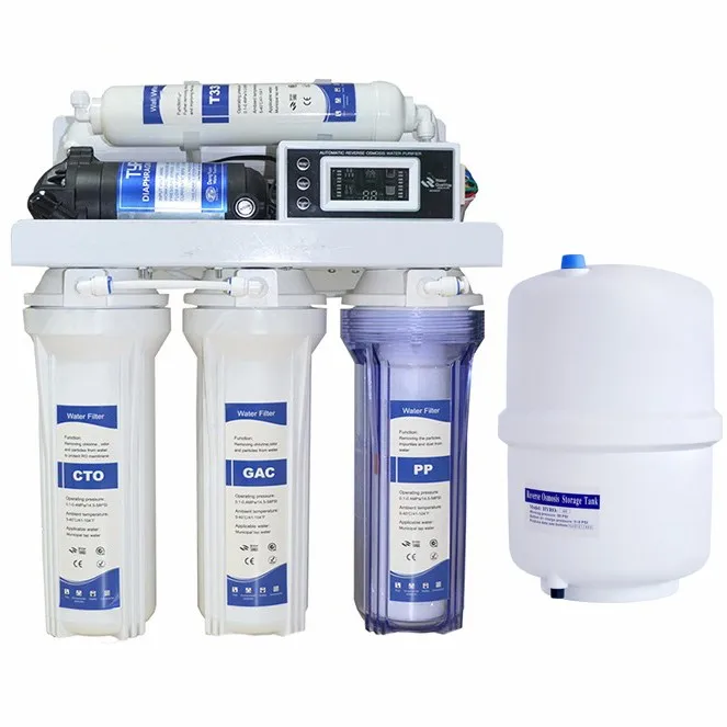 400 Gallon House Hold Ro Water Filter Machine 6 Stage With Uv Smart Tds