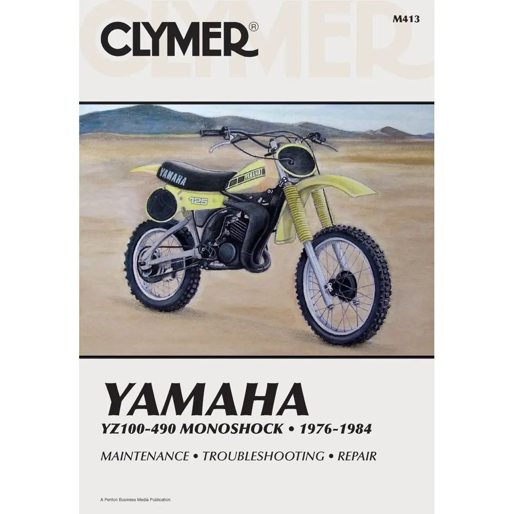 Get Quotations · 1976-1984 Yamaha YZ100-490 Monoshock CLYMER MANUAL YAM  YZ100-490 MONOSHOCK 76