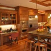 Cherry Solid Wood Kitchen Cabinet Designs