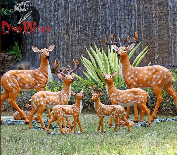 outdoor resin deer