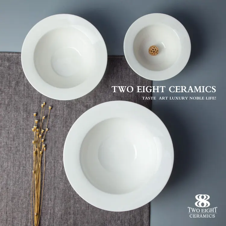 Two Eight ceramic soup bowls-4