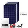 Complete 5kw 5000w 220v solar energy systems power system home, solar generator, on grid solar system 5kw kit