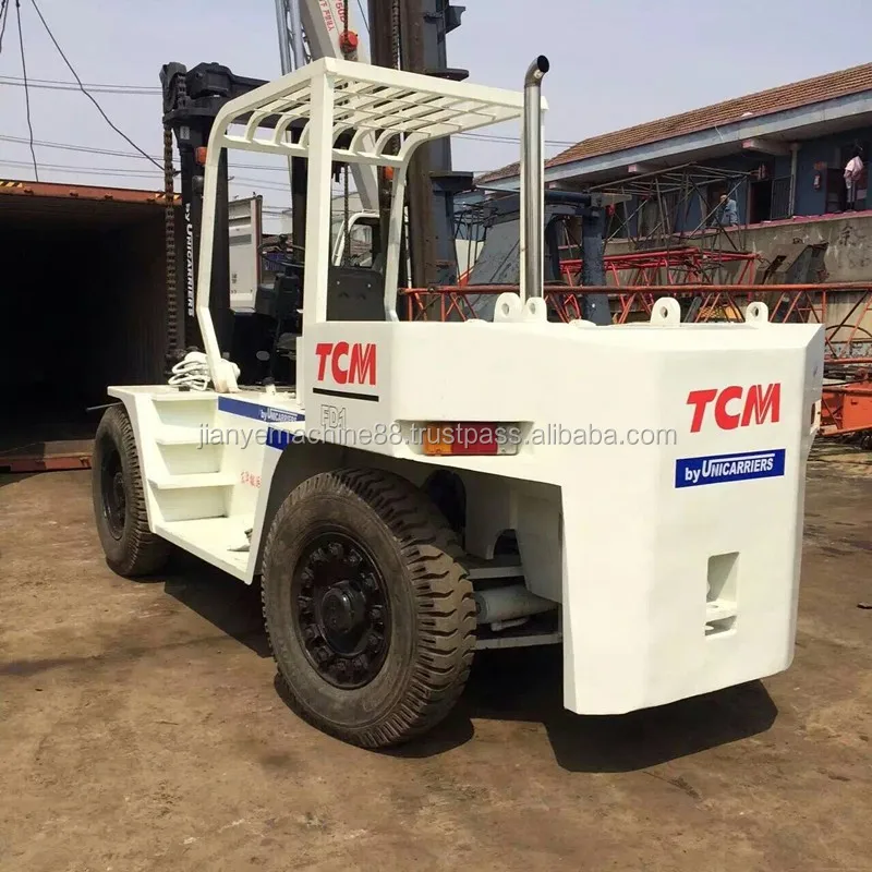 White 10 Tons Tcm Used Forklift Price Buy Forklift Price,Tcm Used