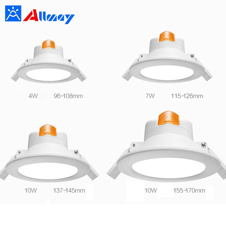 4INCH 7W recessed flush mount built in motion sensor microwave induction led light downlight