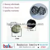 Beadsnice ID 27927 316 Stainless Steel Post Setting of Earrings 8mm sold by PC earring findings
