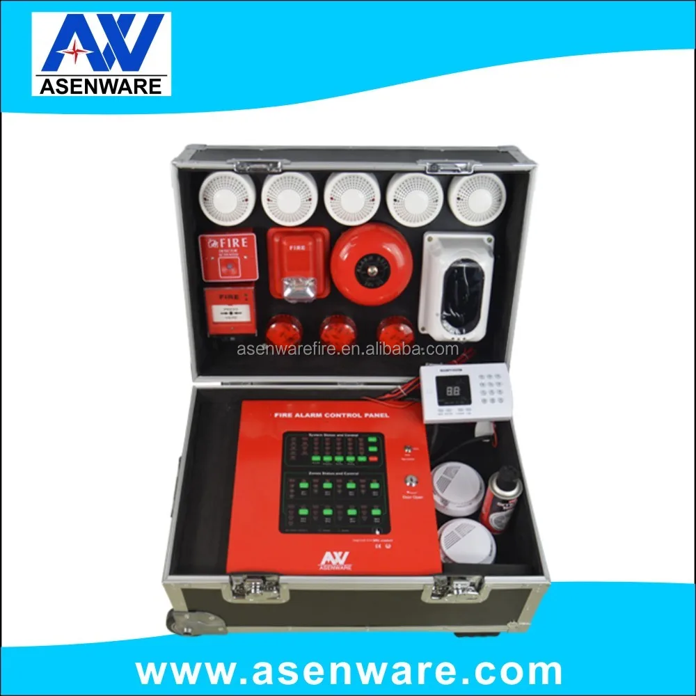 competitive price conventional fire smoke alarm control panel display demo case