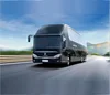 Luxury model Double Windshield glass 51+1+1 seats coach bus for sale