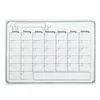 White Dry-Erase Magnetic Weekly Calendar- Fridge Meal Plan Calendar for Meal Prep and Menu Planning