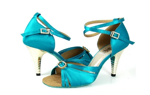 blue fancy shoes
