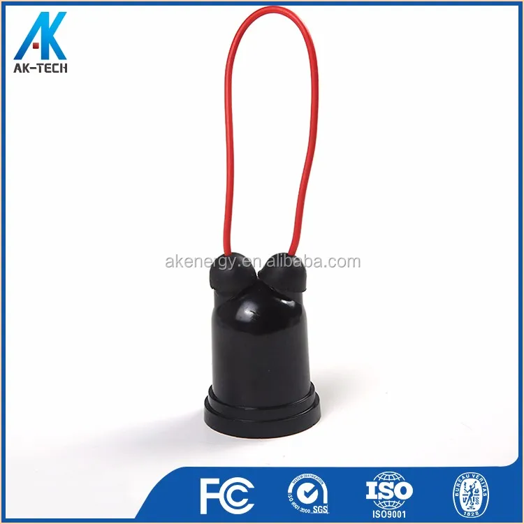 Ip65 E27 Bakelite Black Festoon Lamp Holder With Red Wire Plug Buy