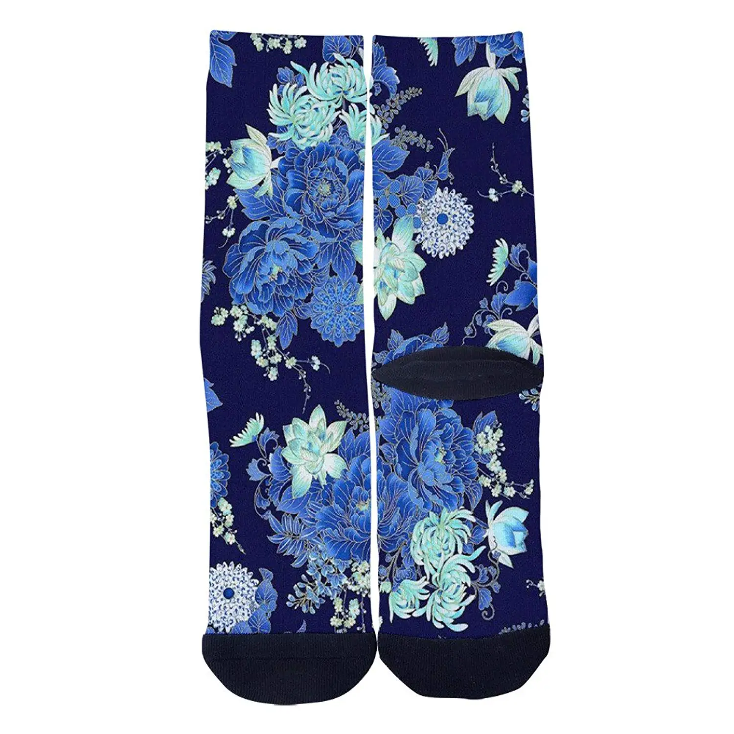 mens floral dress socks