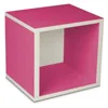 Basics Eco Stackable Shelving Storage Cube and Cubby Organizer Cabinet
