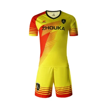 yellow football jersey design