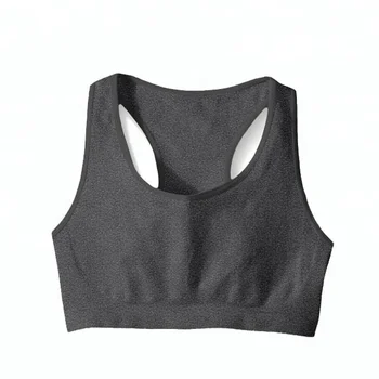 plain black sports bra