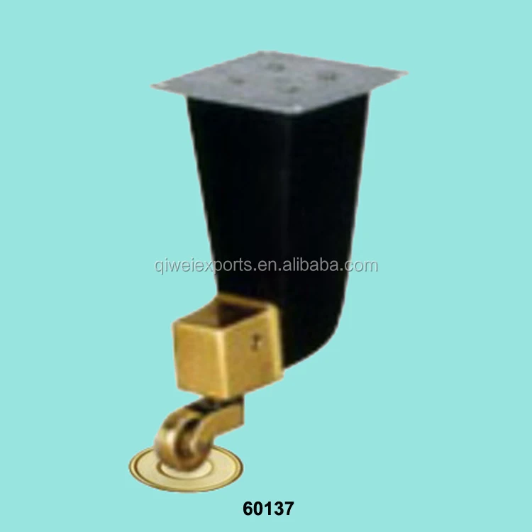 60137 Turned woode furniture legs with wheels.jpg