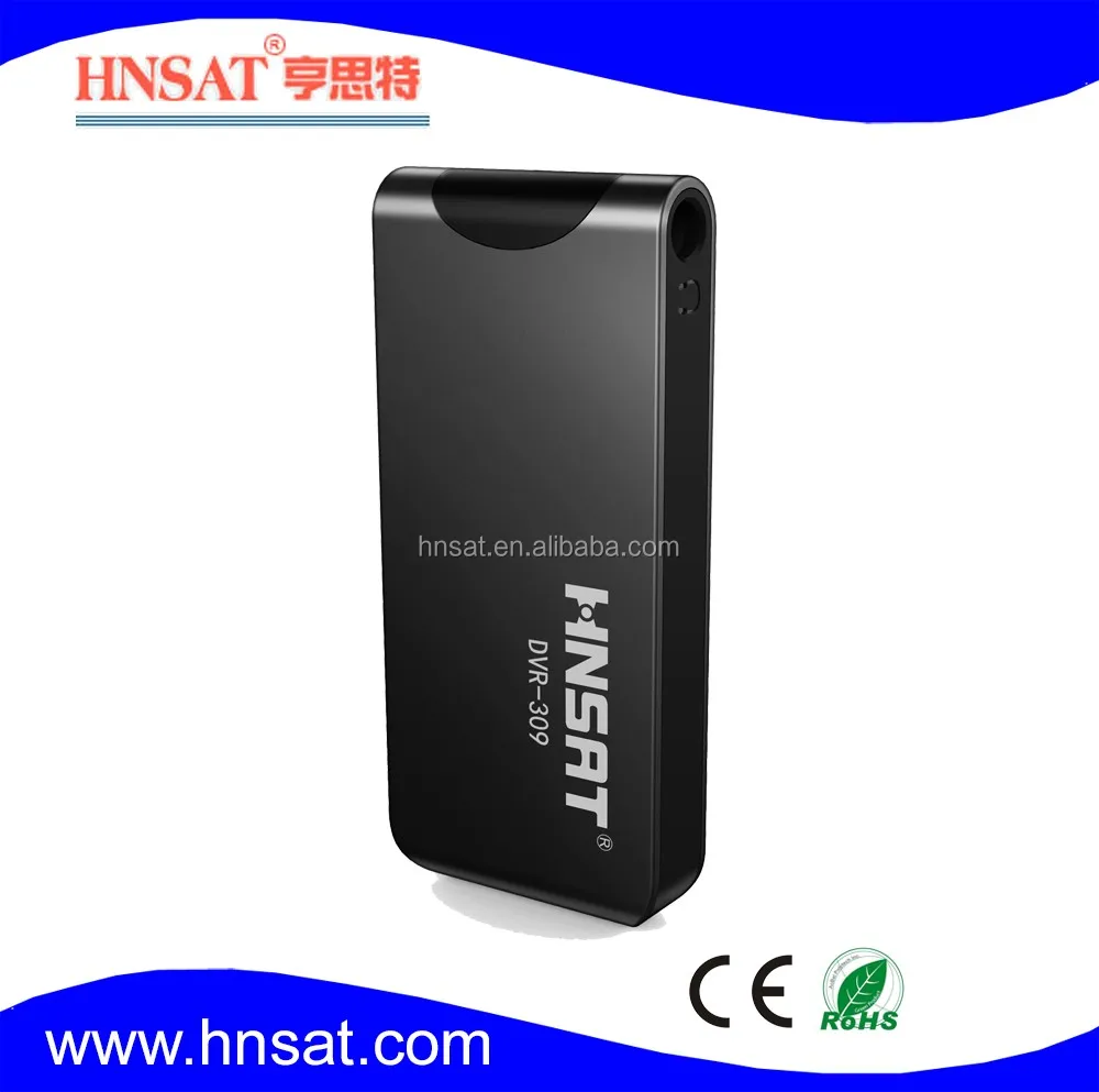 1024 kbps PCM High sensitive metal mini hidden voice recorder DVR-309 with belt and clip