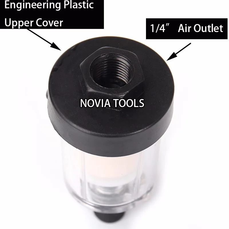 Engineerring Plastic Housing Mini Inline Air Filter Moisture Water