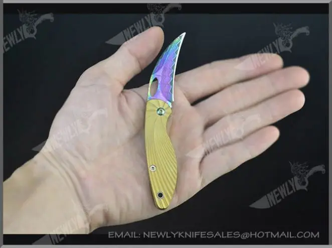OEM Eco Utility Knife Damascus Pocket Folding Utility Knife
