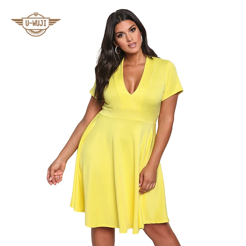 2019 Top Sales Summer Casual Sexy Plus Size  Dress  For Women