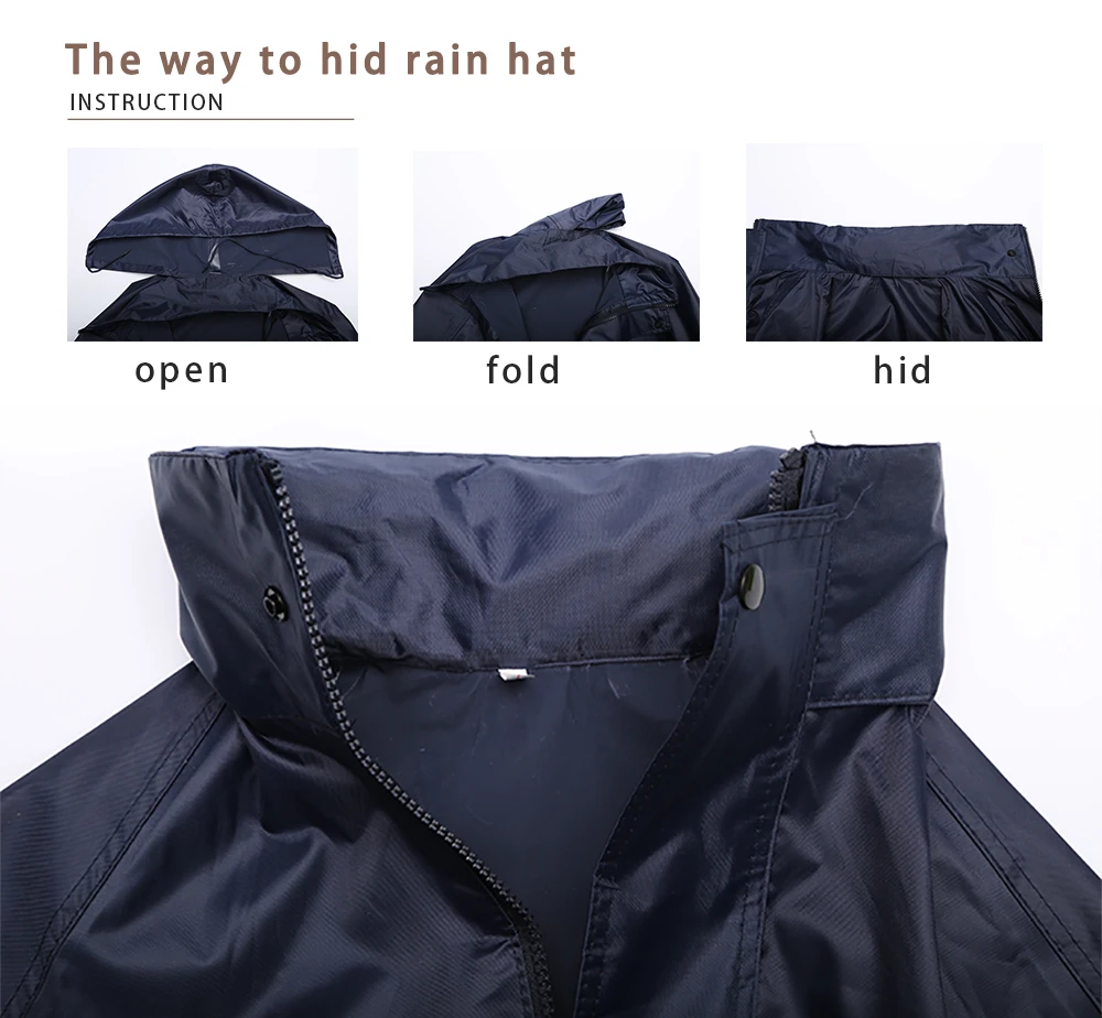 Waterproof Reflective Jacket Rain Coat Reflective Green Rainsuit