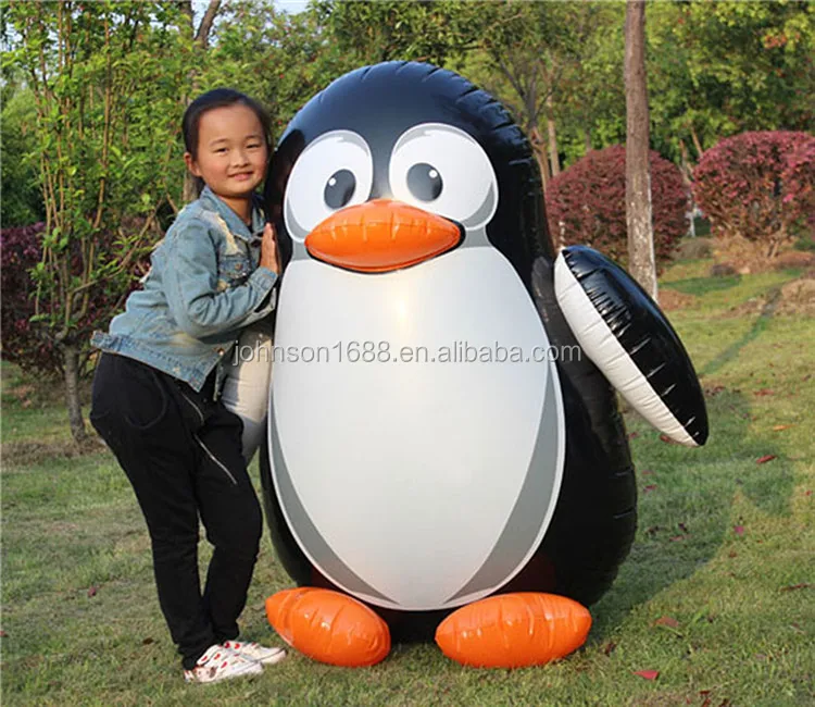 Inflatable Animal Riders Pool Floats Penguin Gift Toy - Buy Inflatable ...