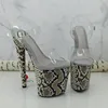 Leecabe Luxury design high heel wedding shoes evening sexy prom sandals