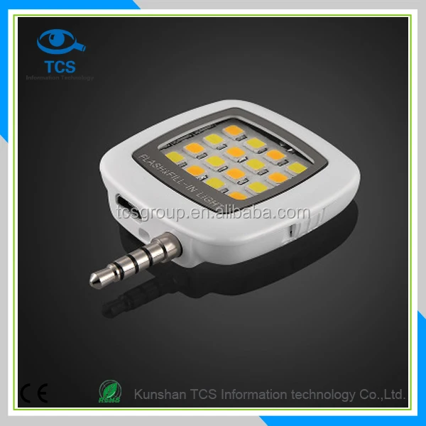 Portable multi-functional mini size built-in 16 LED bulbs led flash light for mobile phone Portable multi-functional mini size built-in 16 LED bulbs led flash light for mobile phone