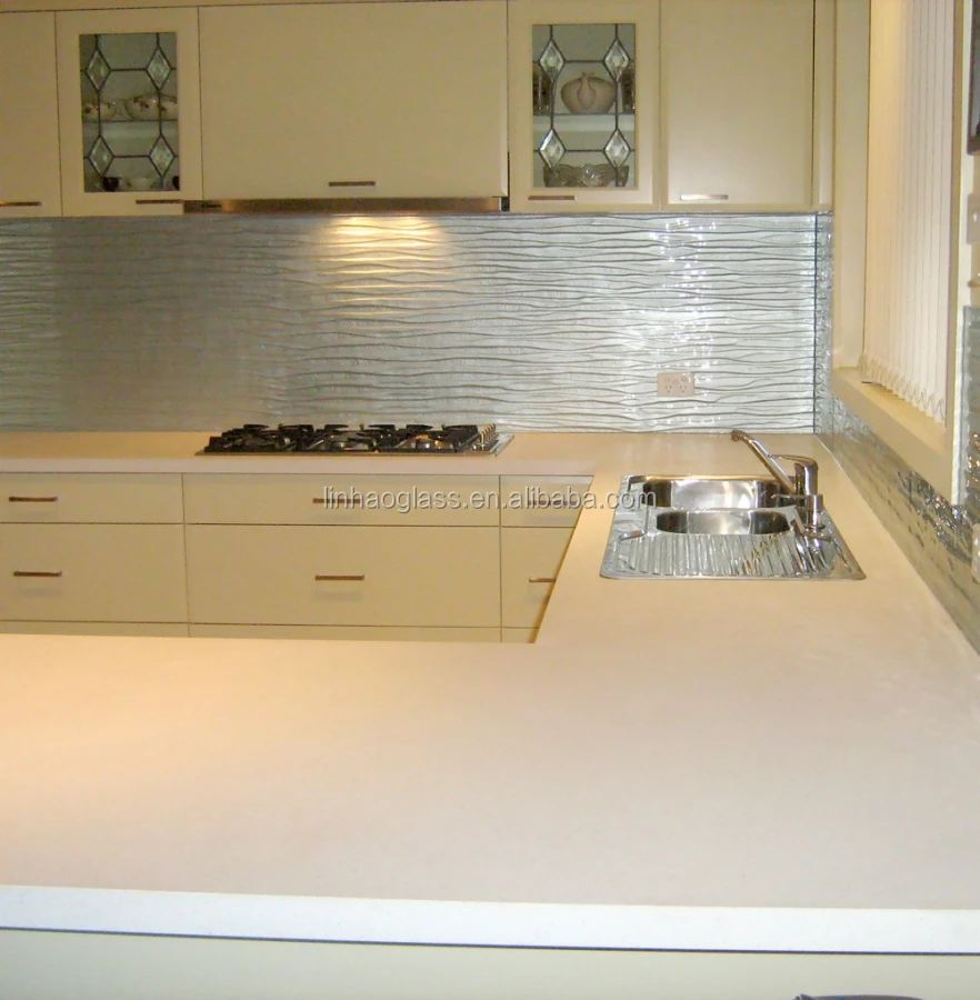 Embossed Silver Kitchen Splashbacks Tiles Embossed Silver Kitchen Splashbacks Tiles