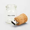 Drift Bottle Cork Shape Custom Logo Design Usb Flash Drive Wholesale Flash Memory Smart U Disk