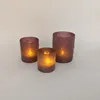 Granite candle holder gothic golf ball