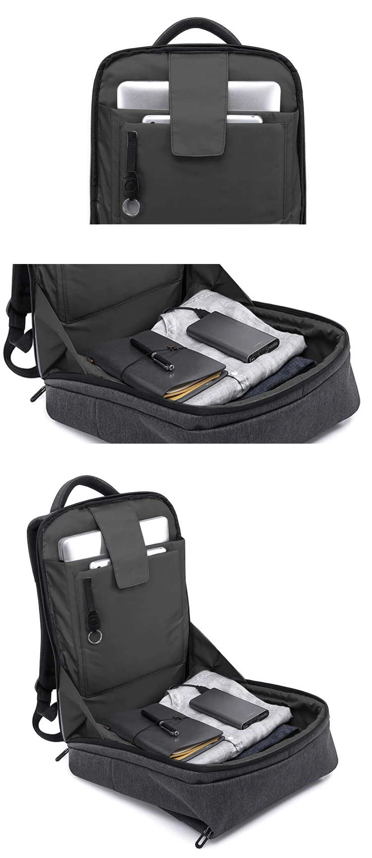 2018 Anti-theft urban USB changing port waterproof anti thief theft laptop smart security men's bagpack backpack back pack bags