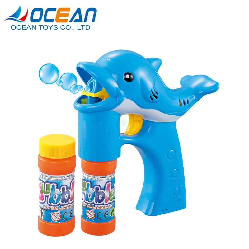 Outdoor Bubble Gun 2 Bottle Bubble Water Set Lovely Dolphin Bubble