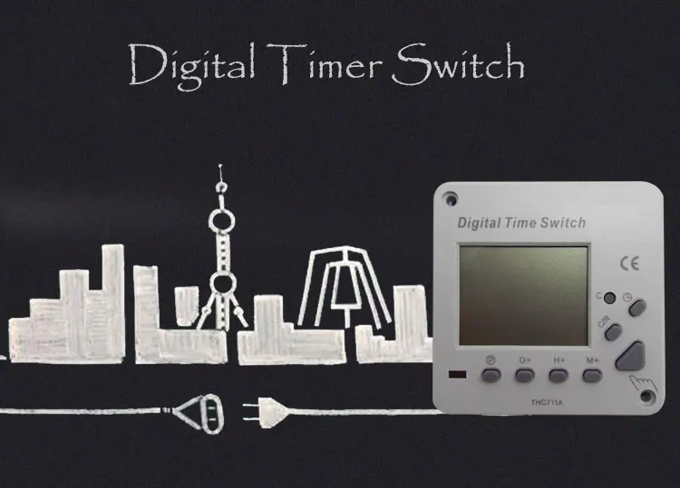 CHEN THC711A - Programmable Digital Timer Switch with LCD