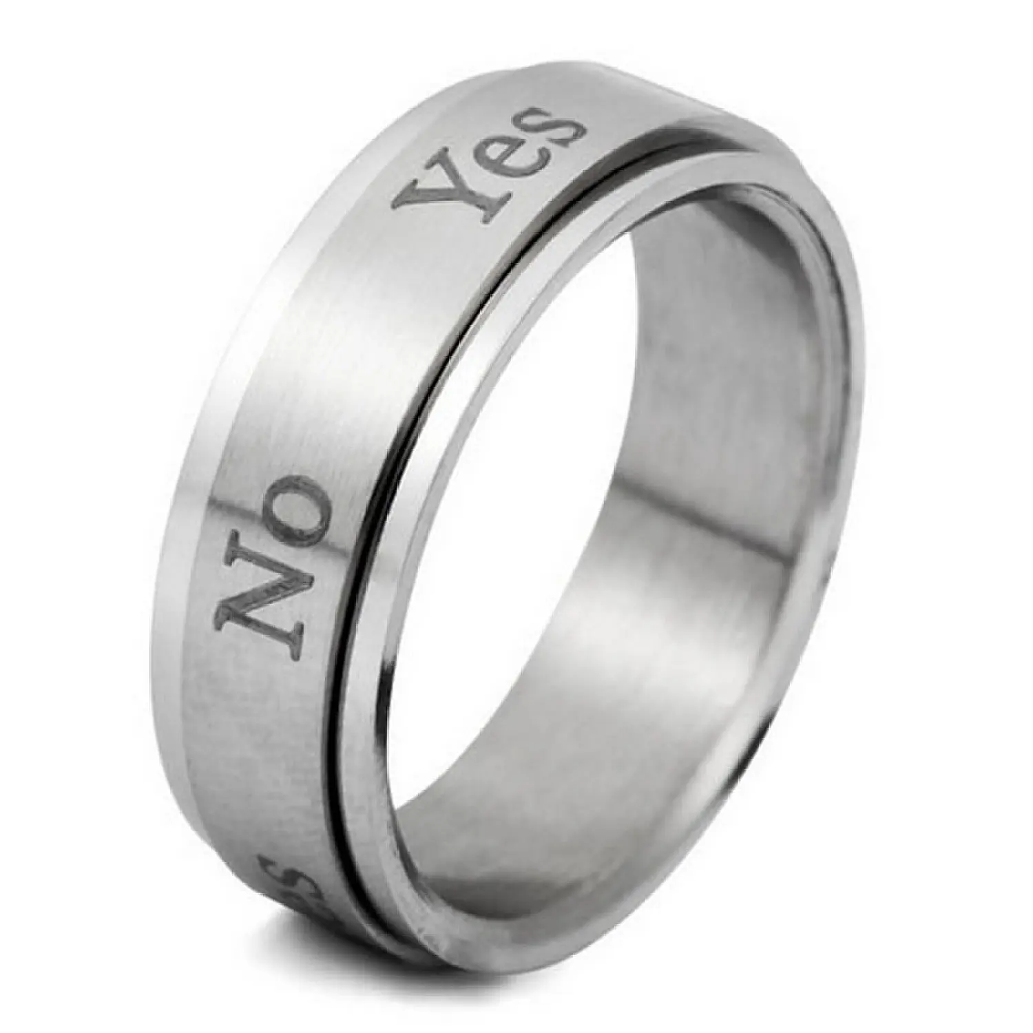 Lesbian Pride Symbol Stainless Steel Ring
