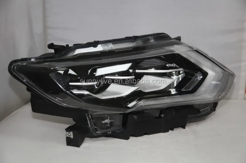 For NISSAN X-Trail Rogue LED Head Light 2017 Year Black Housing LD