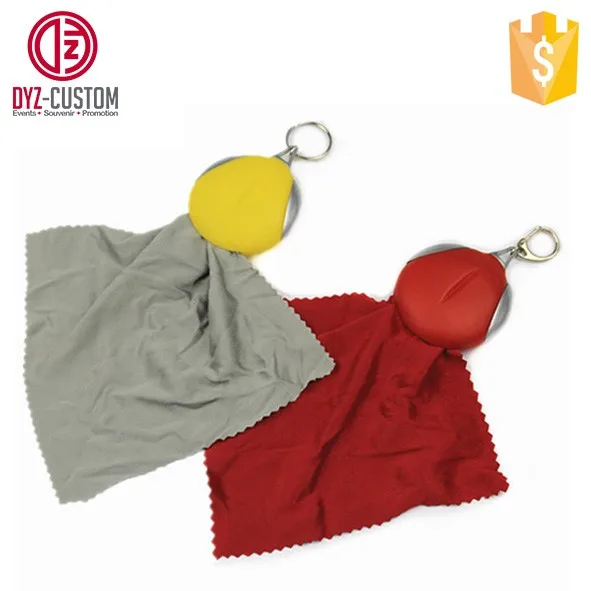 Eyeglass Cleaning Cloth Keychain Promotion Microfiber Cleaning Cloths