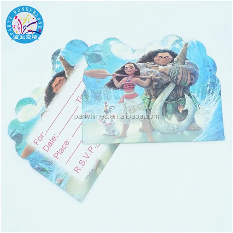 Carte D Invitation A Theme De Dessin Anime Fille Decorations De Fete Pour Enfants Fournitures Cadeaux Pour Fete D Anniversaire Piscine 50 Pieces Buy Carte D Invitation En Papier Jetable Carte D Invitation Du Fabricant De Distributeurs En Gros Fabriquee