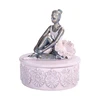 Resin Ballerina Jewelry Box with Cover