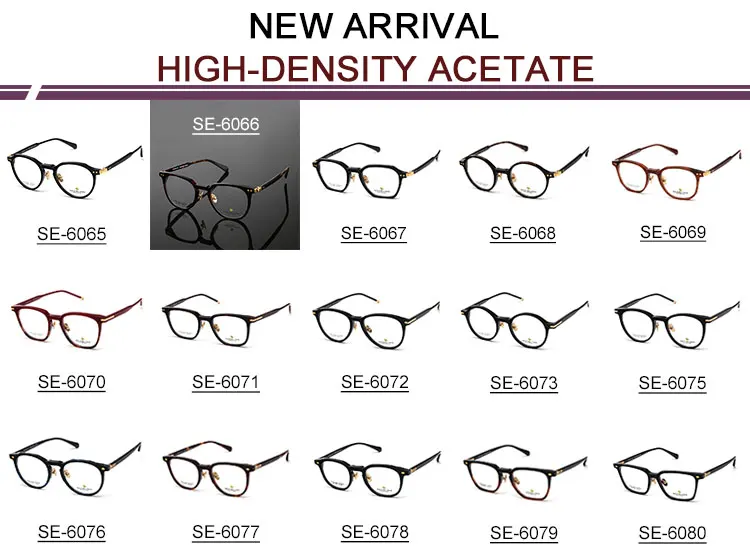 Fashion Luxury Optical Eyeglasses New Arrival,Highdensity Acetate