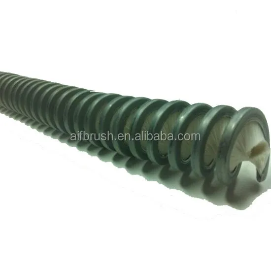 Inwards Spiral Nylon Wire Rope Cleaner Brushes For Remove Em Cables