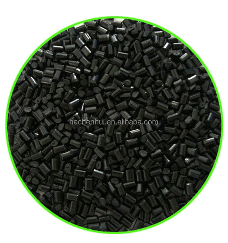 Virgin Black Abs Resin Plastic Raw Material High Gloss Level Abs