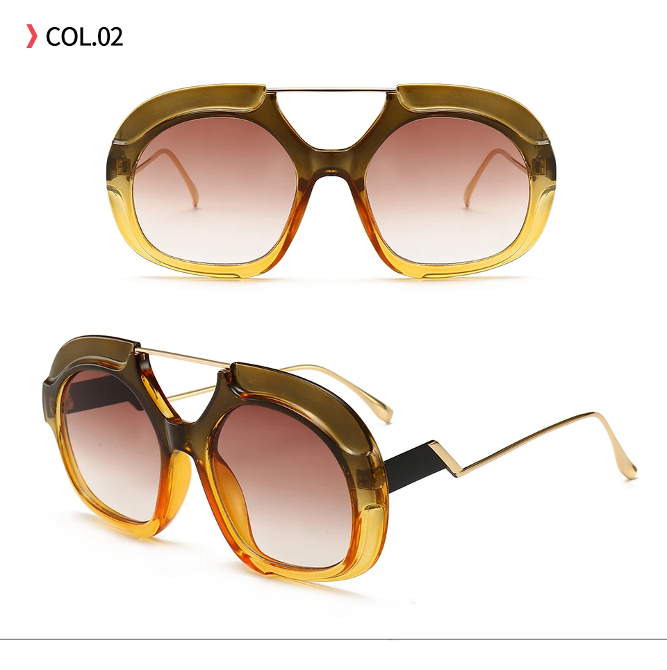 21237 Superhot Eyewear 2018 New Brand Designer Sun Glasses Shades Female Oversized Sunglasses 2997