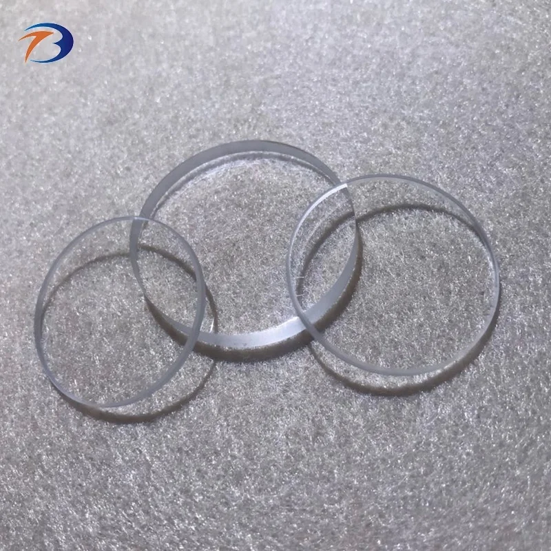 Custom optical saphire watch glass window ar whtch