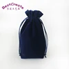 Wholesale velvet hairpin bags drawstring tuck comb pouches